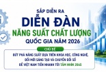 Nhiều mô hình năng suất, chất lượng tiêu biểu sẽ được chia sẻ tại Diễn đàn NSCL Quốc gia 2026