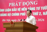 Lễ trao Giải Cuộc thi chính luận về bảo vệ nền tảng tư tưởng của Đảng trong Đảng bộ Chính phủ lần thứ 2