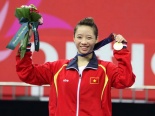 'Hot girl wushu' Thúy Vi 'mở hàng' HCV cho đoàn Thể thao Việt Nam