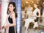Á hậu Tú Anh đẳng cấp với gam màu đen trắng 