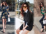 Thời trang dạo phố 'chất nhất quả đất' của diễn viên Huỳnh Tiên 