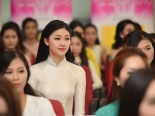 Cận cảnh nhan sắc em gái cao 1m82 của Á hậu Trà My tại Hoa hậu Việt Nam 2016