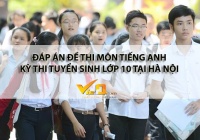 Đề thi môn Tiếng Anh kỳ thi tuyển sinh vào lớp 10 năm 2018 – 2019 tại Hà Nội