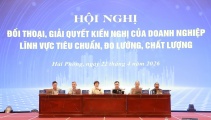 Ủy ban TCĐLCL Quốc gia trực tiếp đối thoại, xử lý kiến nghị của doanh nghiệp Hải Phòng