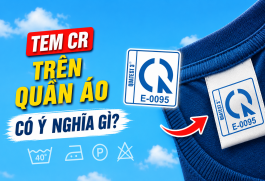 Một chiếc tem CR nhỏ kiểm soát những gì trên quần áo?