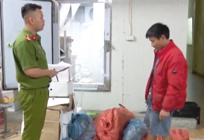Ninh Bình: Thu giữ 6,5 tấn thực phẩm đông lạnh không rõ nguồn gốc