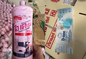 'Phù phép' hoá chất thành nước giặt, nước tẩy rửa giả