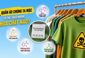 Quần áo mặc hàng ngày có thể chứa những hóa chất nào?