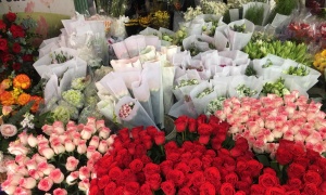 Rác thải nhựa từ sản xuất và buôn bán hoa tươi đem lại tác hại kép