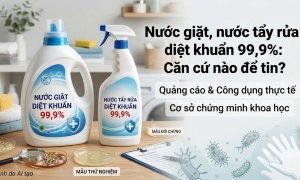 Nước giặt, nước tẩy rửa quảng cáo diệt khuẩn: Căn cứ nào chứng minh công dụng?