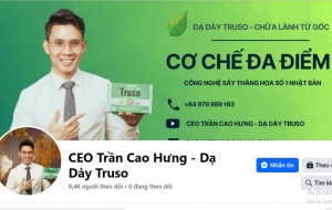 CEO Trần Cao Hưng quảng cáo sai công dụng sản phẩm dạ dày TRUSO?