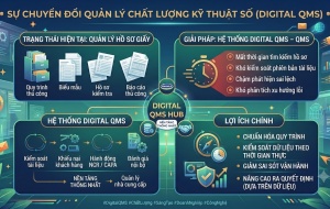 Digital QMS: Xu hướng quản lý chất lượng không giấy tờ trong doanh nghiệp hiện đại