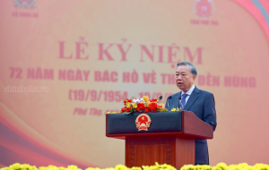 Phát biểu của Tổng Bí thư, Chủ tịch nước Tô Lâm tại Lễ kỷ niệm 72 năm Ngày Bác Hồ về thăm Đền Hùng