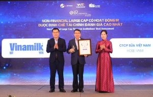 Vinamilk được giới đầu tư ghi nhận nhờ cam kết tạo giá trị dài hạn