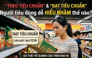 'Theo tiêu chuẩn' và 'đạt tiêu chuẩn': Người tiêu dùng dễ hiểu nhầm thế nào?
