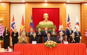 Việt Nam ký Hiệp định Thương mại Tự do các nước thành viên Hiệp hội Mậu dịch tự do châu Âu - EFTA 