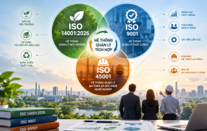 ISO 14001:2026 tích hợp ISO 9001 và ISO 45001: Nâng cao hiệu quả quản trị doanh nghiệp