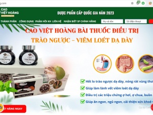 Người dùng cảnh giác trước hàng loạt fanpage quảng cáo sai công dụng sản phẩm Cao Việt Hoàng
