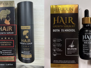 Thu hồi gần 90.000 chai tinh chất kích thích mọc tóc chứa độc tố nguy hiểm