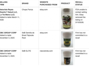FDA cảnh báo thực phẩm chức năng giảm cân chứa chất cực độc tràn lan trên Amazon, eBay