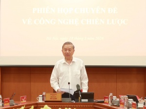 Kết luận của Tổng Bí thư Tô Lâm tại Phiên họp chuyên đề về công nghệ chiến lược của Ban Chỉ đạo Trung ương về phát triển khoa học, công nghệ, đổi mới sáng tạo và chuyển đổi số