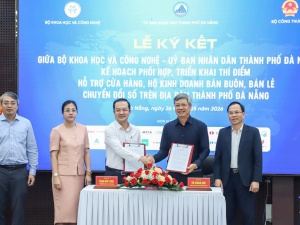 Bộ KH&CN phối hợp, triển khai thí điểm hỗ trợ chuyển đổi số cho hộ kinh doanh tại TP. Đà Nẵng