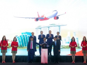 Vietjet mở đường bay Nha Trang – Singapore trước sự chứng kiến của Tổng Bí thư, Chủ tịch nước Tô Lâm