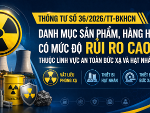 Vật liệu phóng xạ, thiết bị hạt nhân thuộc nhóm hàng hóa rủi ro cao