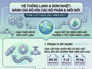 TCVN 11277:2023 về độ kín của hệ thống lạnh và bơm nhiệt