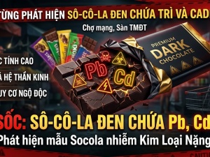 Một số mẫu socola đen chứa chì, cadimi: Cảnh báo về nguồn gốc sản phẩm