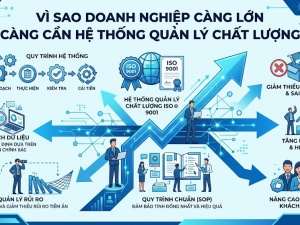 Vì sao doanh nghiệp càng lớn càng cần hệ thống quản lý chất lượng?