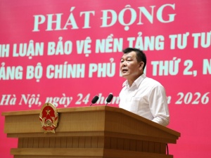 Lễ trao Giải Cuộc thi chính luận về bảo vệ nền tảng tư tưởng của Đảng trong Đảng bộ Chính phủ lần thứ 2