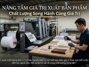 Nâng tầm giá trị xuất bản phẩm: Chất lượng song hành cùng giá trị