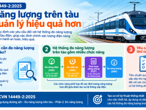 TCVN 14449-2:2025 về đo năng lượng trên tàu ứng dụng trong ngành đường sắt