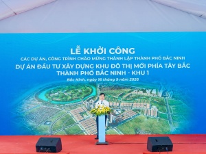 Vingroup khởi công dự án đầu tư xây dựng khu đô thị mới phía Tây Bắc thành phố Bắc Ninh