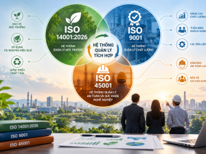 ISO 14001:2026 tích hợp ISO 9001 và ISO 45001: Nâng cao hiệu quả quản trị doanh nghiệp