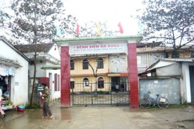 Nghệ An: Bệnh viện chưa xây xong, đã hỏng