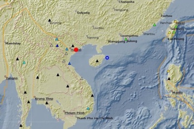 Hà Nội rung chuyển vì động đất 4,4 độ Richter