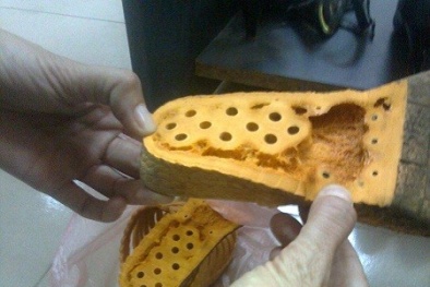 Nghi vấn  hóa chất độc hại trong dép Trung Quốc