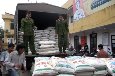 Phát hiện 500 bao mì chính không rõ nguồn gốc