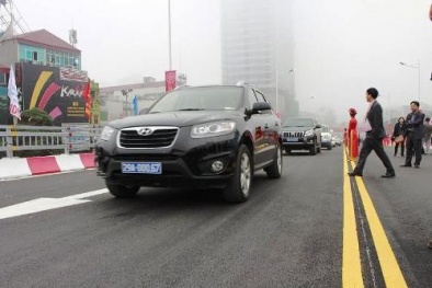 Thông xe cầu vượt dầm thép hộp lớn nhất Hà Nội