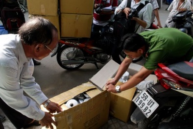 Công nghệ làm giả phụ tùng xe máy