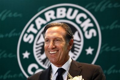 CEO Starbucks, thành danh từ cốc cafe Ý
