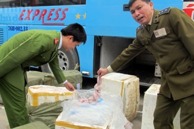 Nội tạng, bì lợn, gà bẩn "biến" thành nem