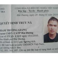 Gian nan truy nã tội phạm