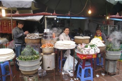 Bánh đúc Phủ Tây Hồ có hàn the