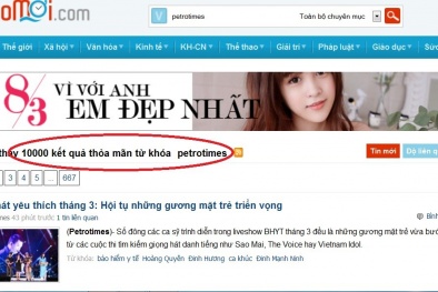 Baomoi.com có nguy cơ bị khởi kiện