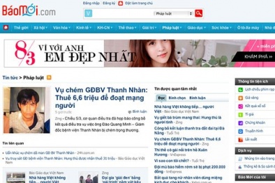 Baomoi.com ngừng lấy tin, bài báo Dân trí