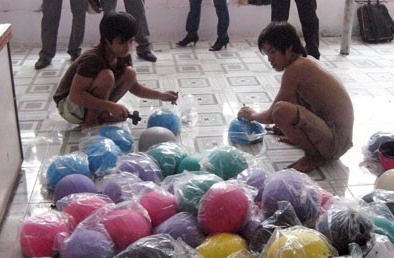 Tiêu hủy mũ bảo hiểm "nhái"