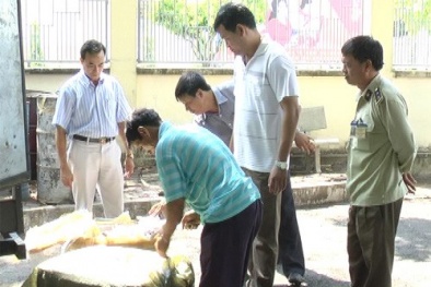 Thịt heo bốc mùi hôi thối vẫn đem đi bán